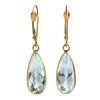 Gem Shopping Cut By Ben Aquamarine Earrings In 14K | Aquamarine