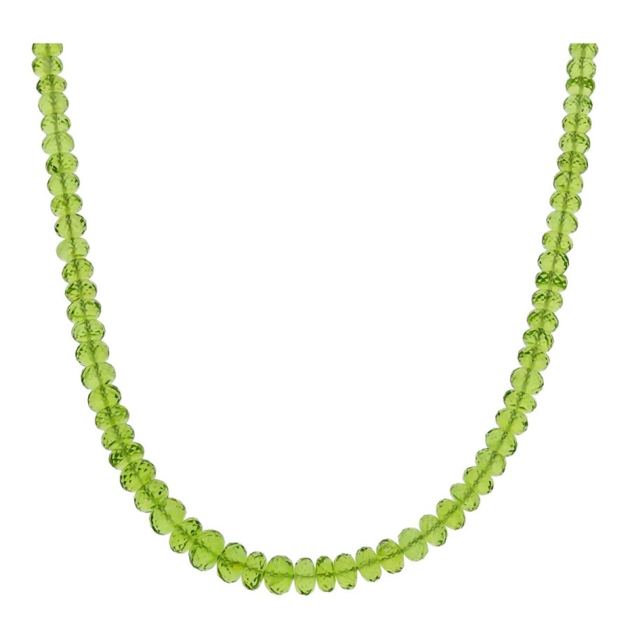 Gem Shopping Cut By Ben Peridot Necklace In Magnetic | Peridot