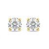 Gem Shopping 1/4 Ctw Diamond Stud Earrings In 14K | Diamond