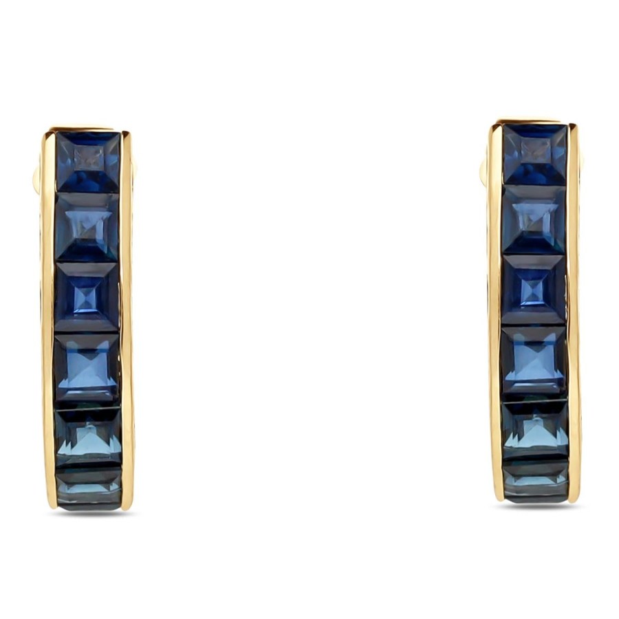 Gem Shopping Cut By Ben Sapphire Earrings In 14K | Sapphire