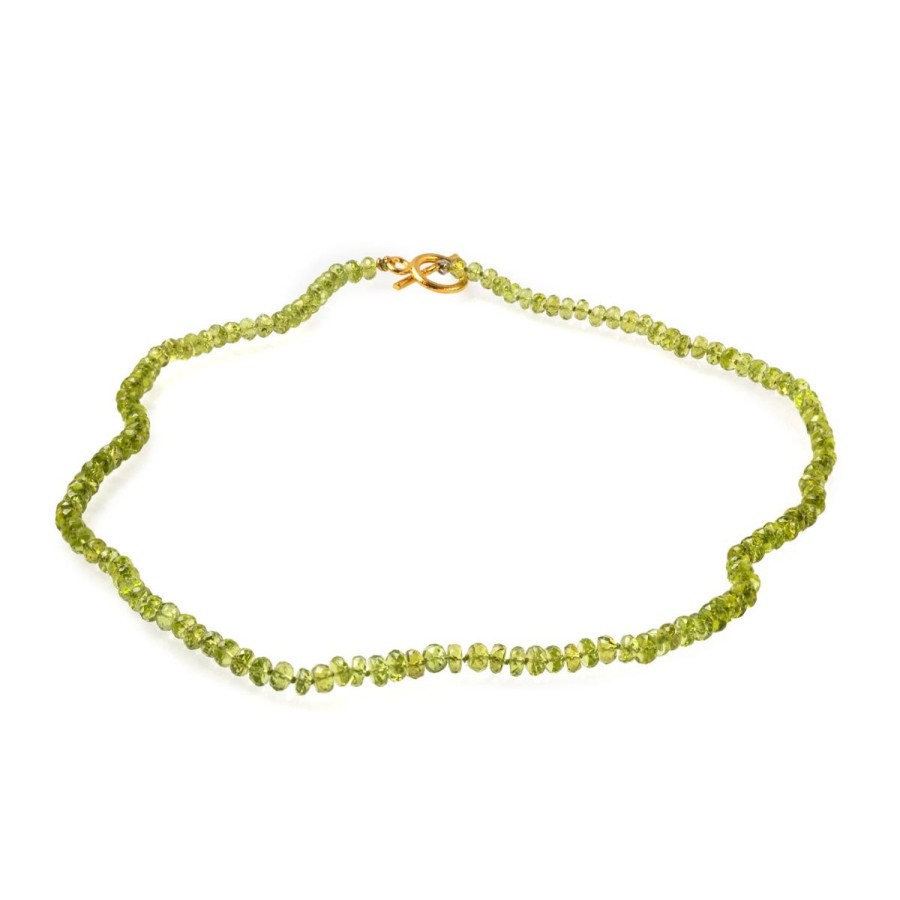 Gem Shopping Cut By Ben Peridot Necklace In 14K | Peridot