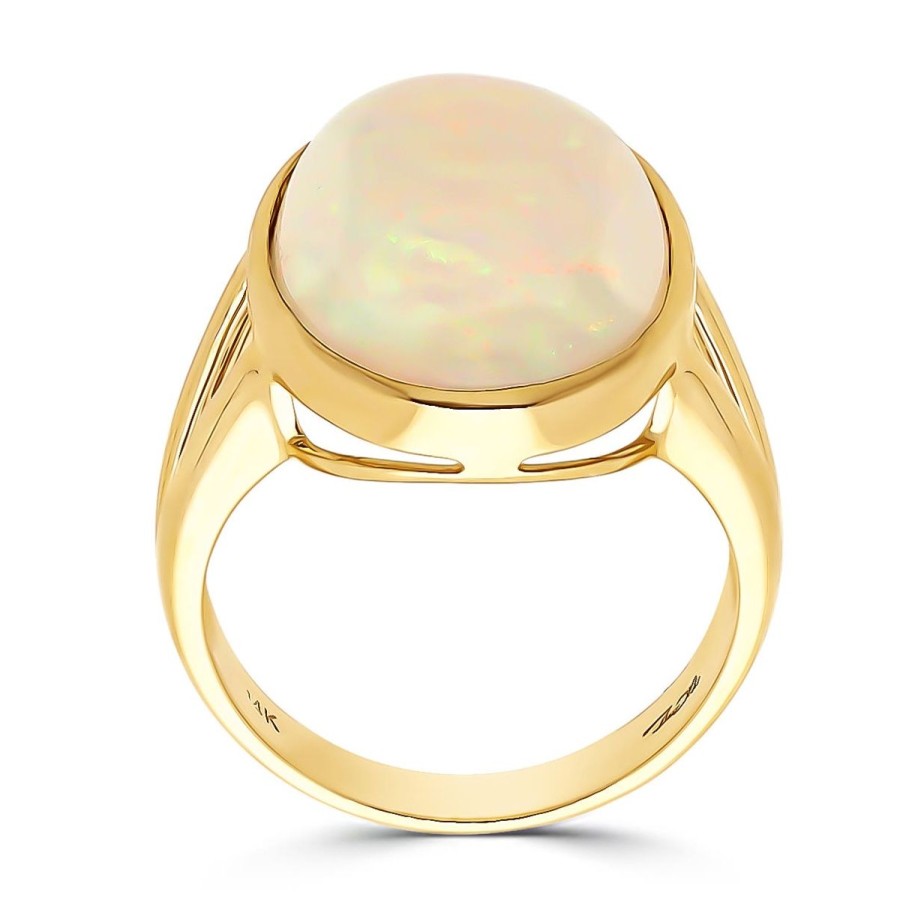 Gem Shopping Cut By Ben Opal Ring In 14K | Opal