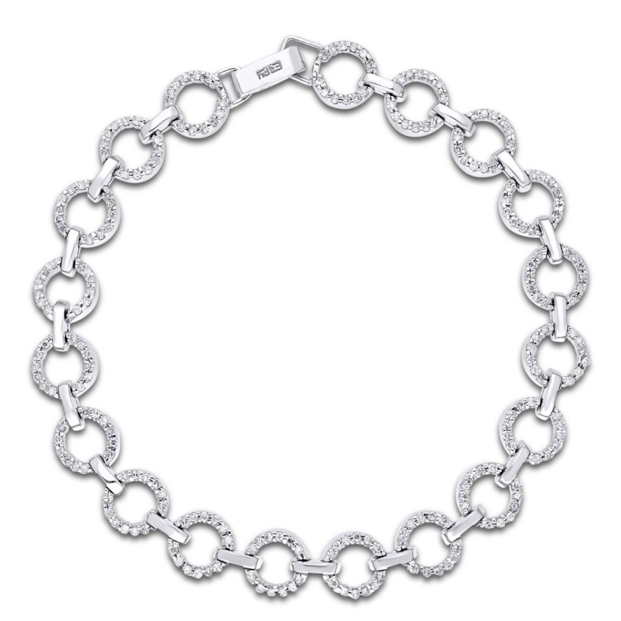 Gem Shopping Effy Diamond Bracelet In 14K | Diamond