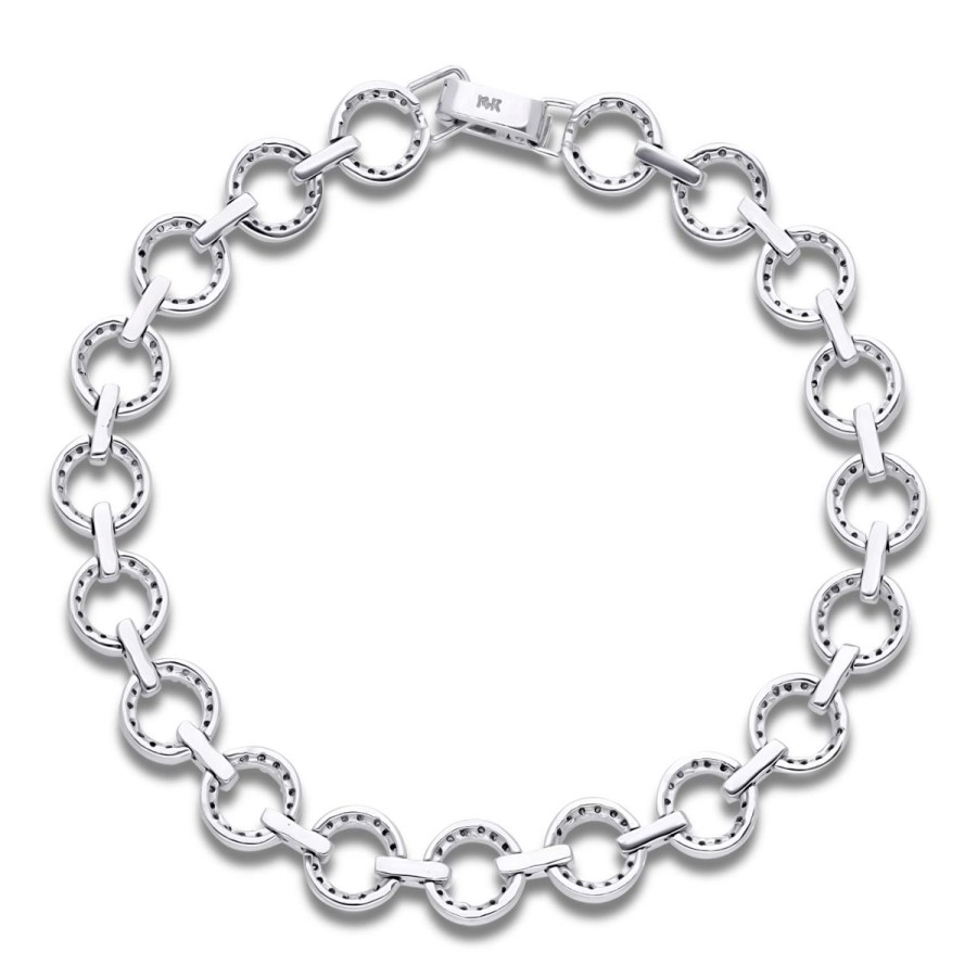 Gem Shopping Effy Diamond Bracelet In 14K | Diamond