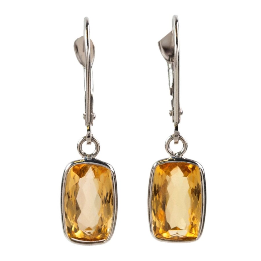 Gem Shopping Cut By Ben Imperial Topaz Earrings In 14K | Imperial Topaz