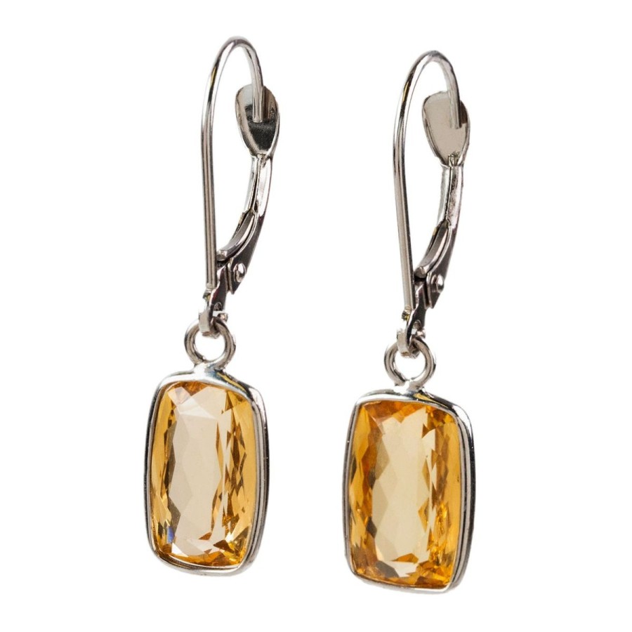 Gem Shopping Cut By Ben Imperial Topaz Earrings In 14K | Imperial Topaz