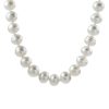 Gem Shopping South Sea Cultured Pearl Necklace In Sterling Silver | Pearl