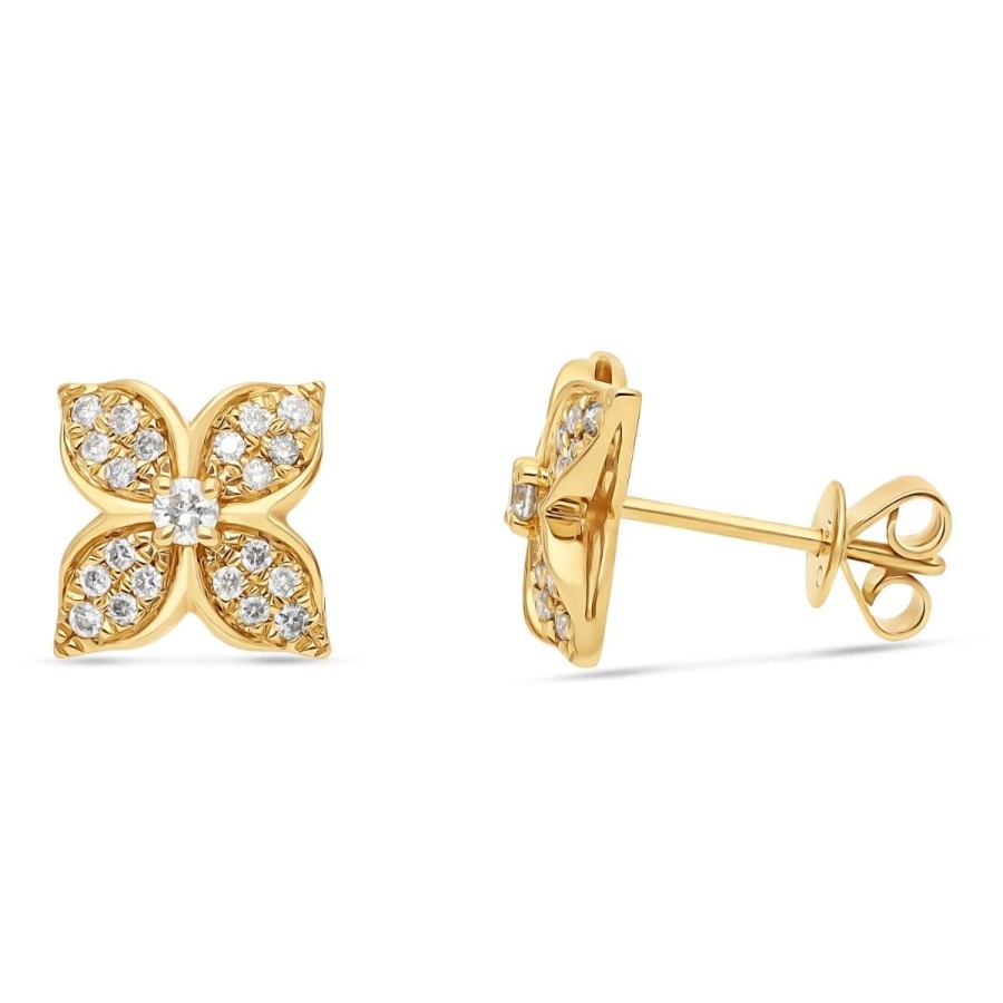 Gem Shopping Cirari Couture Diamond Stud Earrings In 14K | Diamond