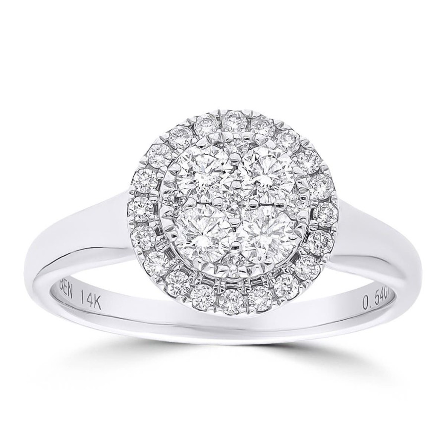 Gem Shopping Diamond Ring In 14K | Diamond