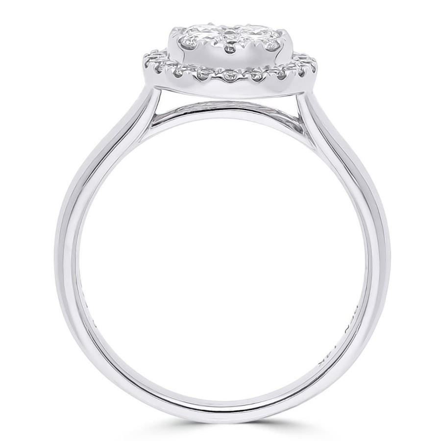 Gem Shopping Diamond Ring In 14K | Diamond