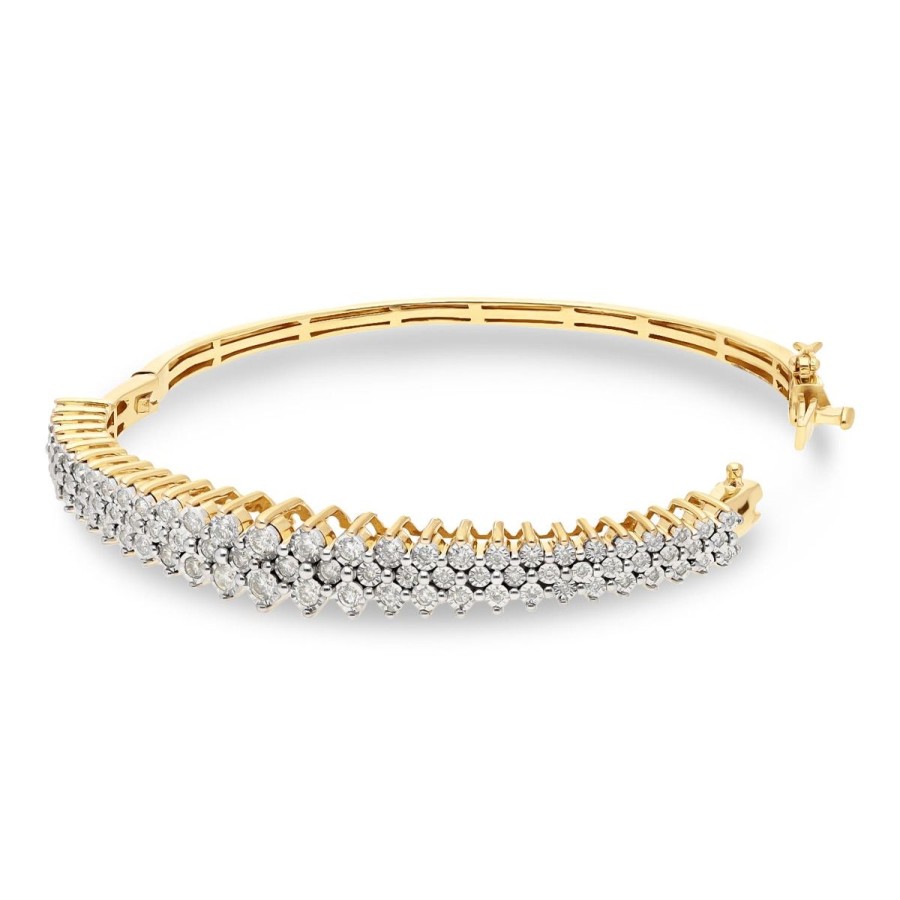 Gem Shopping Effy Diamond Bangle In 14K | Diamond