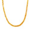 Gem Shopping Cut By Ben Mandarin Garnet Necklace In 14K | Garnet