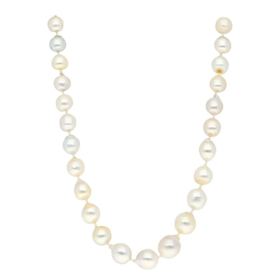 Gem Shopping Cut By Ben Cultured South Sea Pearl Necklace In 14K | Pearl