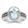 Gem Shopping Effy Aquamarine And Diamond Ring In 14K | Aquamarine