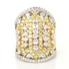 Gem Shopping Cirari Couture Jewels Cluster Diamond Ring In 14K Gold | Diamond