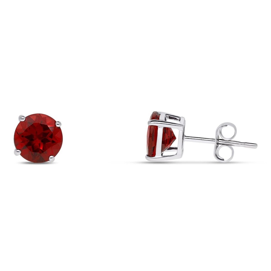 Gem Shopping Cut By Ben Ant Hill Garnet Earrings In 14K | Garnet