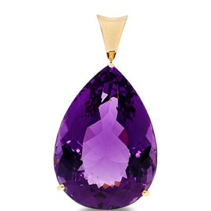 Gem Shopping Amethyst Pendant In 14K | Amethyst