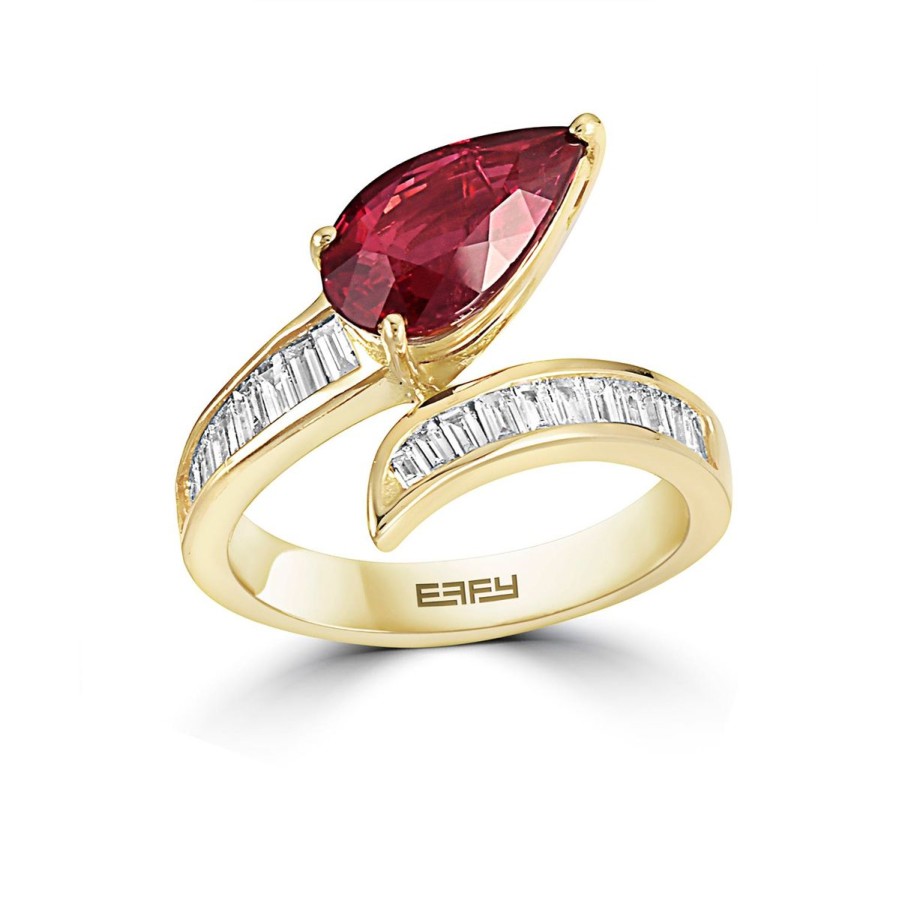 Gem Shopping Effy Ruby And Diamond Wrap Ring In 14K | Ruby