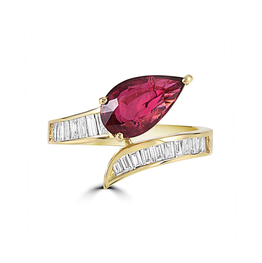 Gem Shopping Effy Ruby And Diamond Wrap Ring In 14K | Ruby