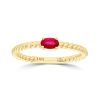 Gem Shopping Ruby Band Ring In 14K | Ruby