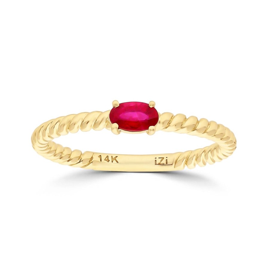 Gem Shopping Ruby Band Ring In 14K | Ruby