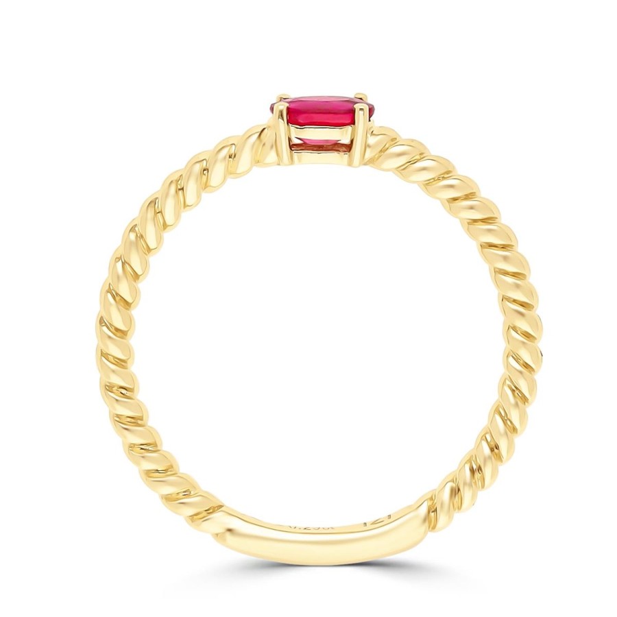 Gem Shopping Ruby Band Ring In 14K | Ruby