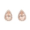 Gem Shopping Effy Morganite And Diamond Stud Earrings In 14K | Morganite