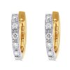 Gem Shopping Brevani Diamond Huggie Earrings In 14K | Diamond