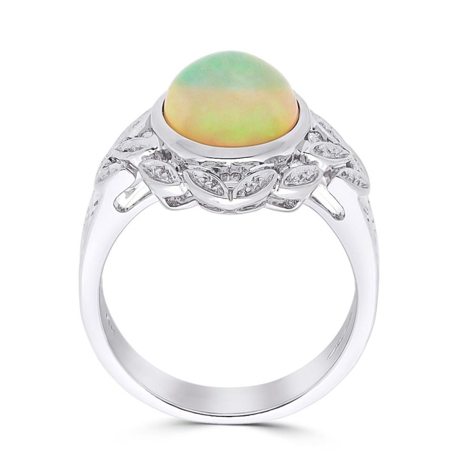 Gem Shopping Cut By Ben Opal Ring In 14K | Opal