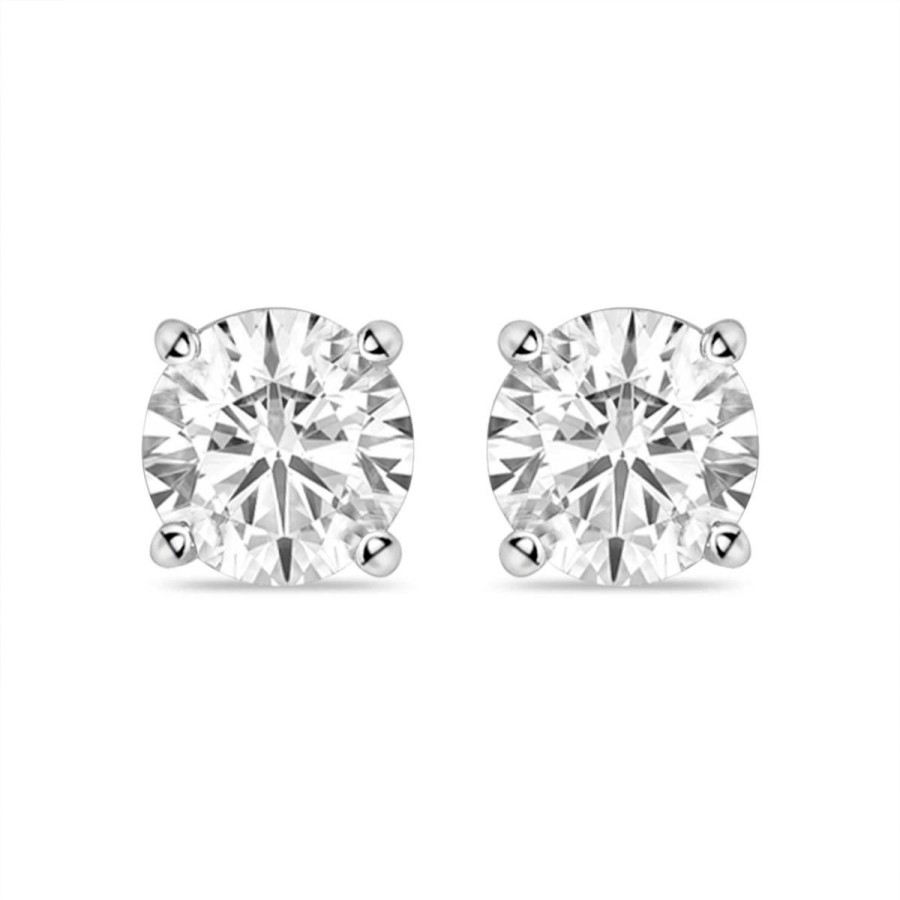 Gem Shopping 3/4 Ctw Diamond Stud Earrings In 14K | Diamond