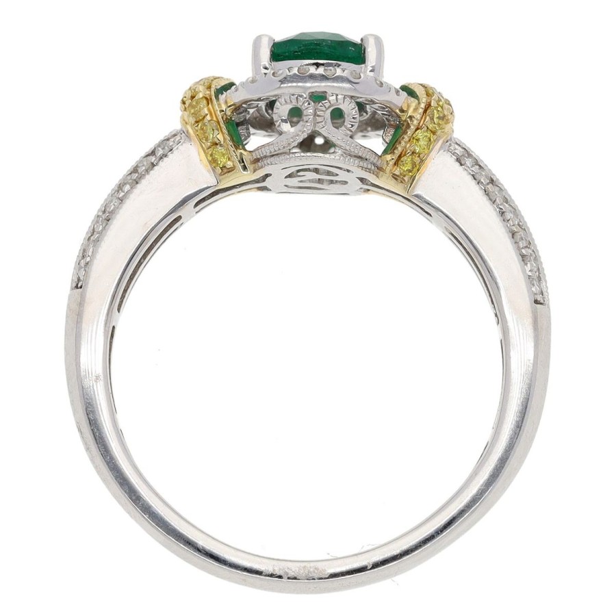 Gem Shopping Effy Emerald And Diamond Ring In 14K | Emerald