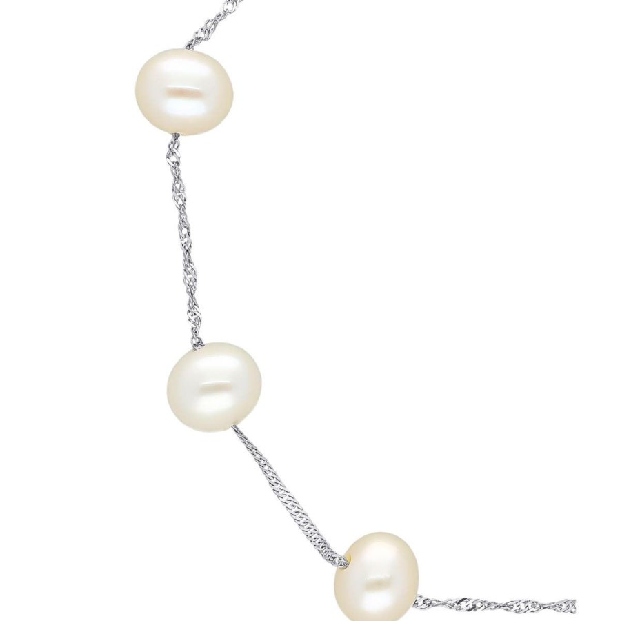 Gem Shopping Lali Jewels Freshwater Pearl Bracelet In 14K | Pearl