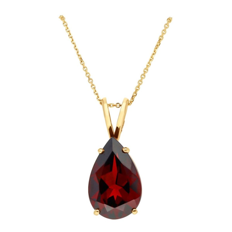 Gem Shopping Cut By Ben Ant Hill Garnet Pendant In 14K | Garnet