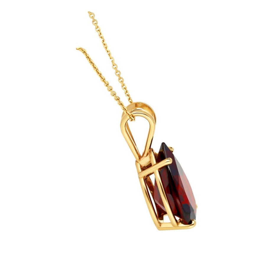 Gem Shopping Cut By Ben Ant Hill Garnet Pendant In 14K | Garnet