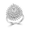 Gem Shopping Effy Diamond Ring In 18K White Gold | Diamond