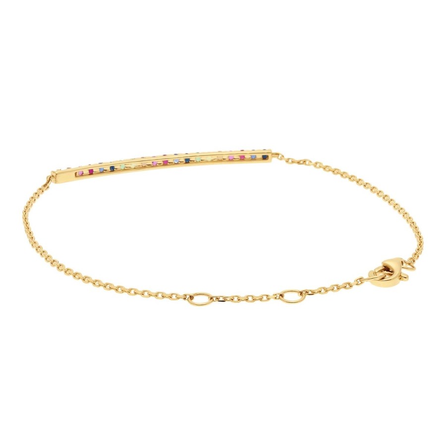 Gem Shopping Brevani Sapphire Bracelet In 14K | Sapphire