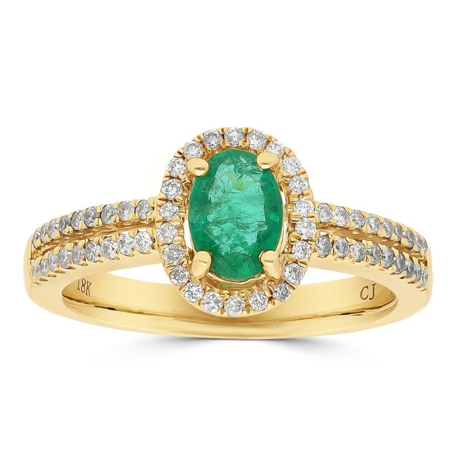 Gem Shopping Cirari Couture Jewels Emerald And Diamond Ring In 18K | Emerald