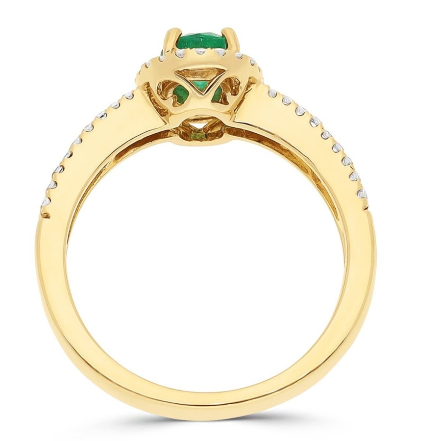 Gem Shopping Cirari Couture Jewels Emerald And Diamond Ring In 18K | Emerald