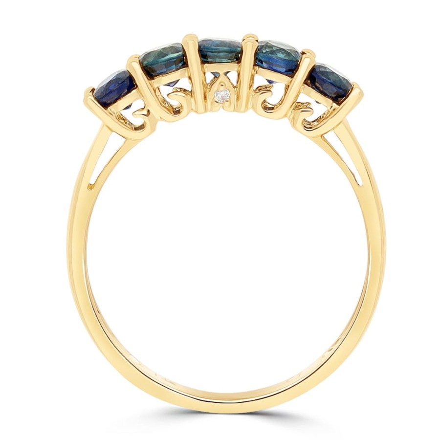 Gem Shopping Cirari Couture Sapphire And Diamond Ring In 14K | Sapphire