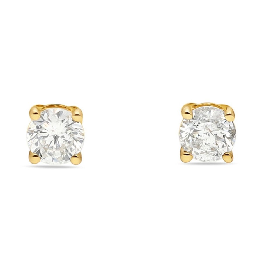 Gem Shopping Cirari Couture Diamond Stud Earrings In 14K | Diamond