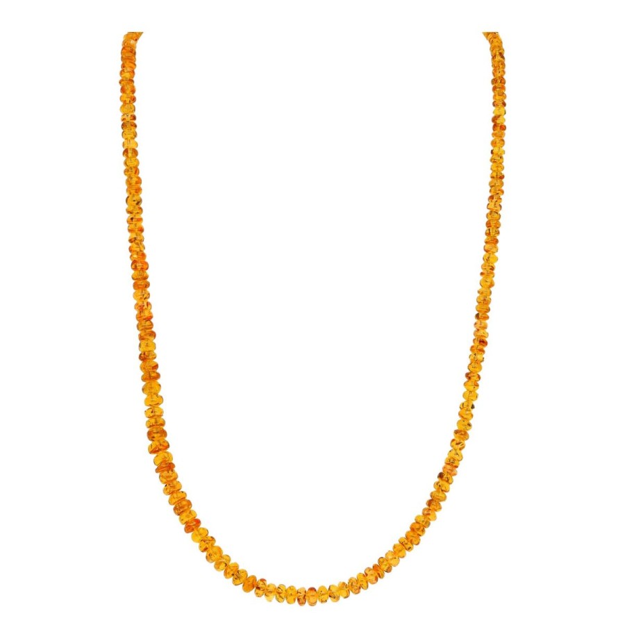 Gem Shopping Cut By Ben Mandarin Garnet Necklace In Magnetic | Garnet