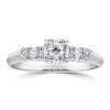 Gem Shopping Diamond Ring In 14K White Gold | Diamond