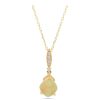 Gem Shopping Cirari Couture Opal And Diamond Pendant In 14K | Opal