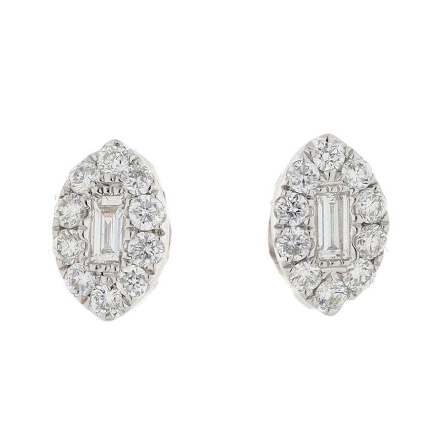 Gem Shopping Cut By Ben Diamond Earrings In 18K | Diamond