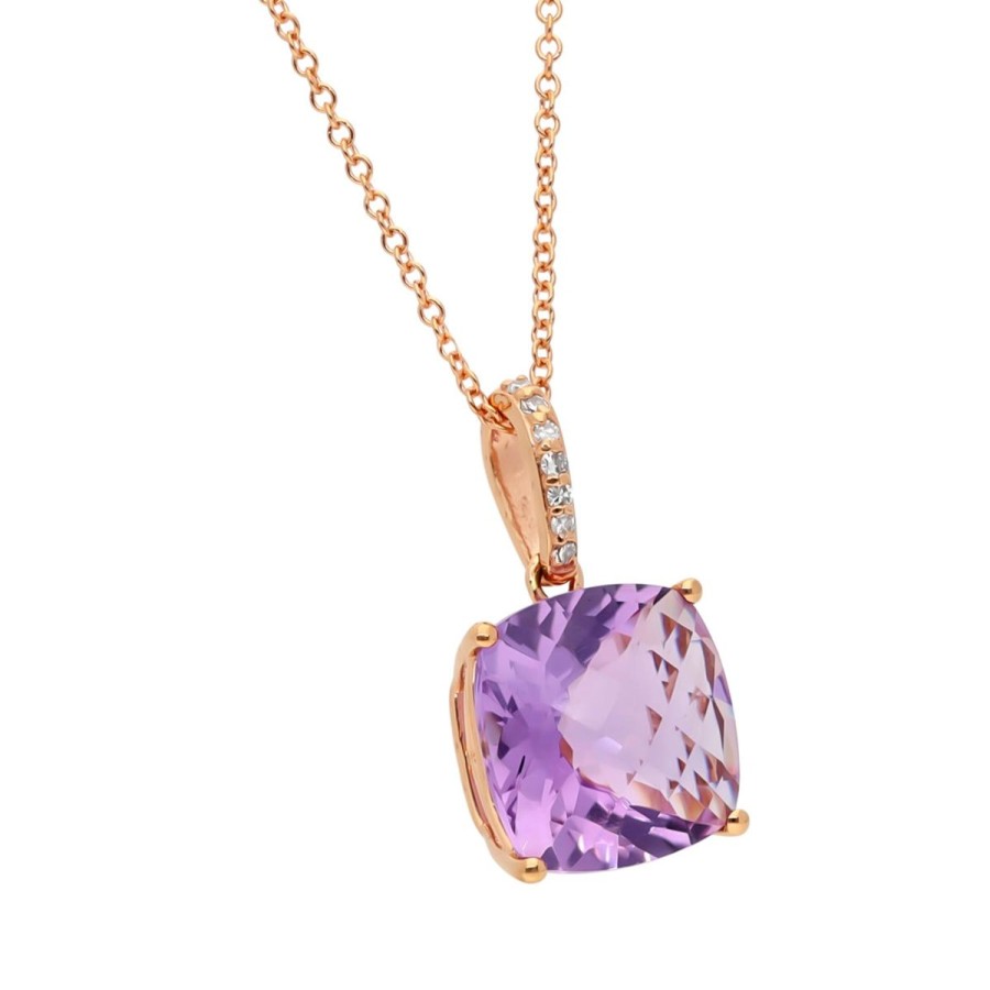 Gem Shopping Effy Amethyst And Diamond Pendant In 14K | Amethyst