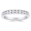 Gem Shopping Diamond Anniversary Band In 14K White Gold | Diamond