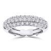 Gem Shopping Chromia D Flawless Diamond Dome Ring In 18K White Gold | Diamond