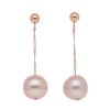 Gem Shopping Lali Jewels Freshwater Pearl Dangle Earrings In 14K | Pearl