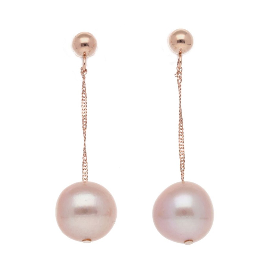 Gem Shopping Lali Jewels Freshwater Pearl Dangle Earrings In 14K | Pearl