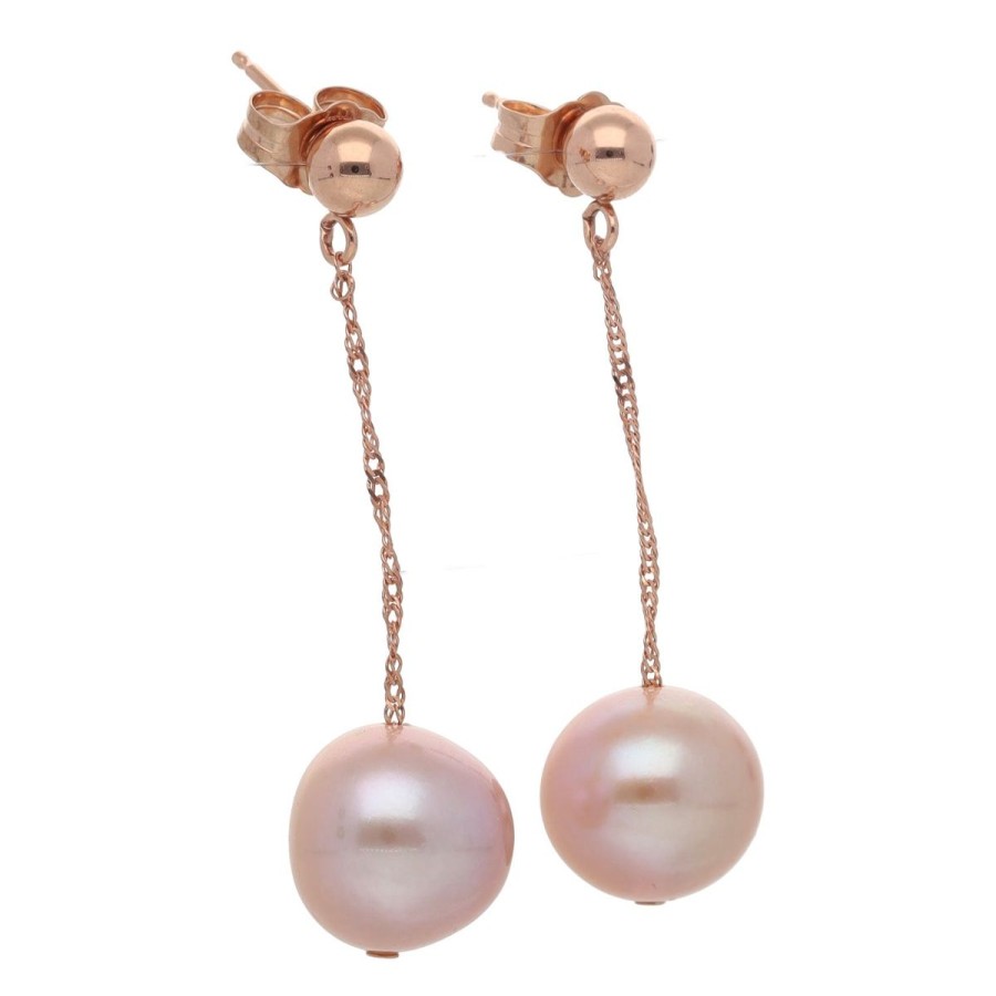 Gem Shopping Lali Jewels Freshwater Pearl Dangle Earrings In 14K | Pearl